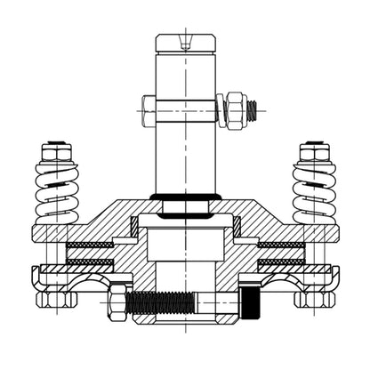 VEVOR Slip Clutch, 1 3/8" PTO Slip Clutch, Smooth Round Ends PTO Friction Clutch, Carburized Steel Tractor Slip Clutch, Adjustable Rotary Cutter Slip Clutch, Black Brush Hog Slip Clutch for PTO Shaft