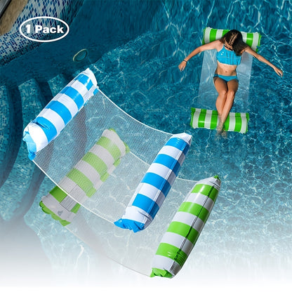 Inflatable Float Hammock; Water Lounges Accessories For Swimming Pool Beach Summer